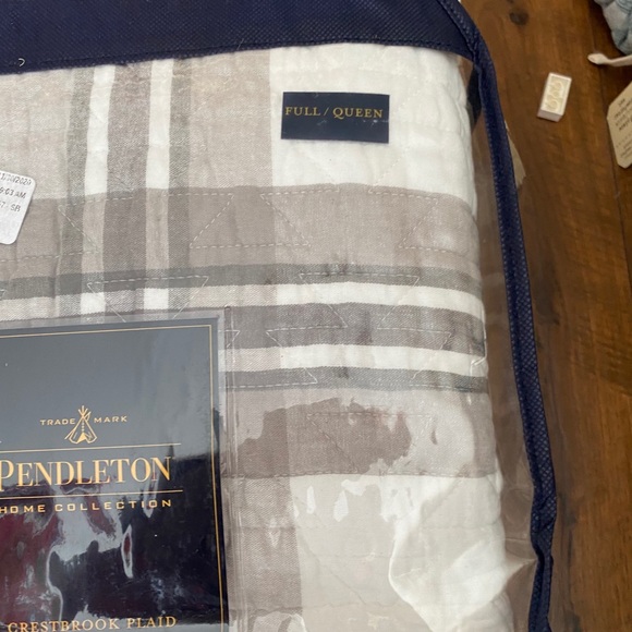 Pendleton Crestbrook Plaid Quilt - queen